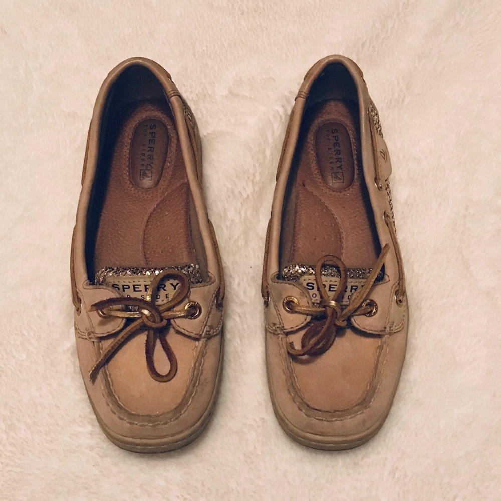 Used Leather Sperry Boat Shoes